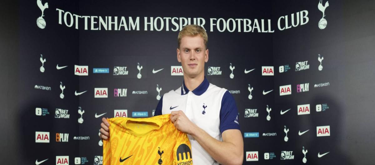 Tottenham Hotspur sign 21-year-old Czech goalkeeper Antonin Kinski on a five-and-a-half-year contract