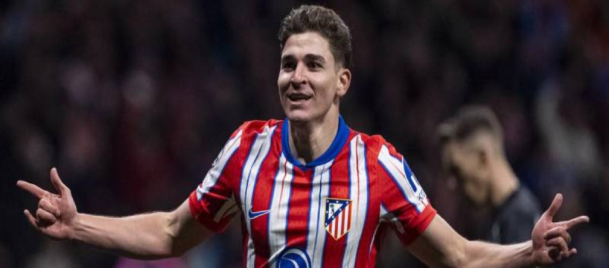 Atletico Madrid coach Diego Simeone praises Alvarez's performance