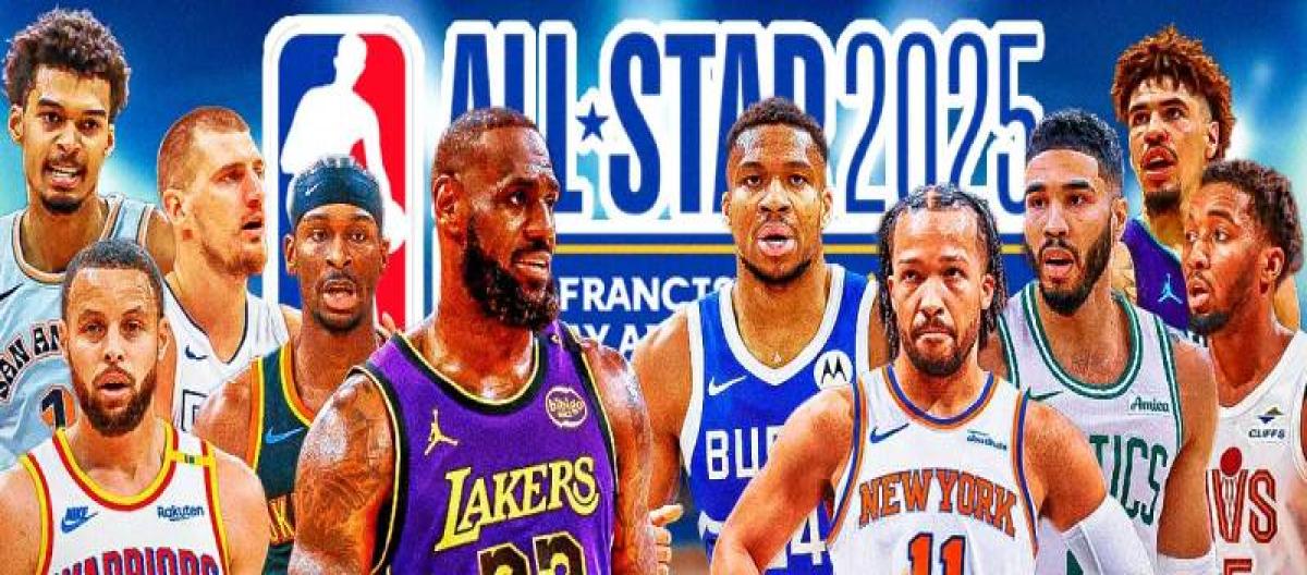 NBA officially unveils starting lineup for 2025 All-Star Game