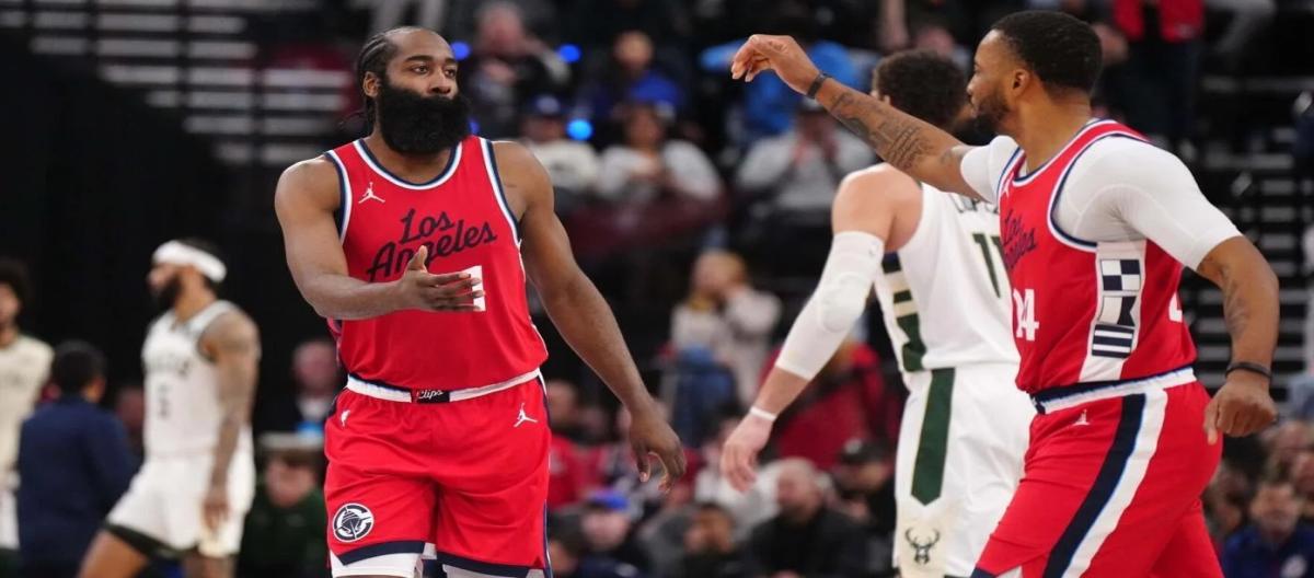 James Harden scores 40 as Los Angeles Clippers defeat Milwaukee Bucks 127-117