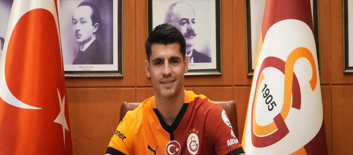 Milan star Morata joins Galatasaray on loan and will wear the No. 77 jersey