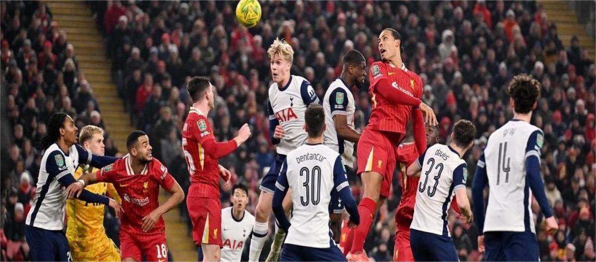 English League Cup - Salah scored as Liverpool beat Tottenham Hotspur 4-0
