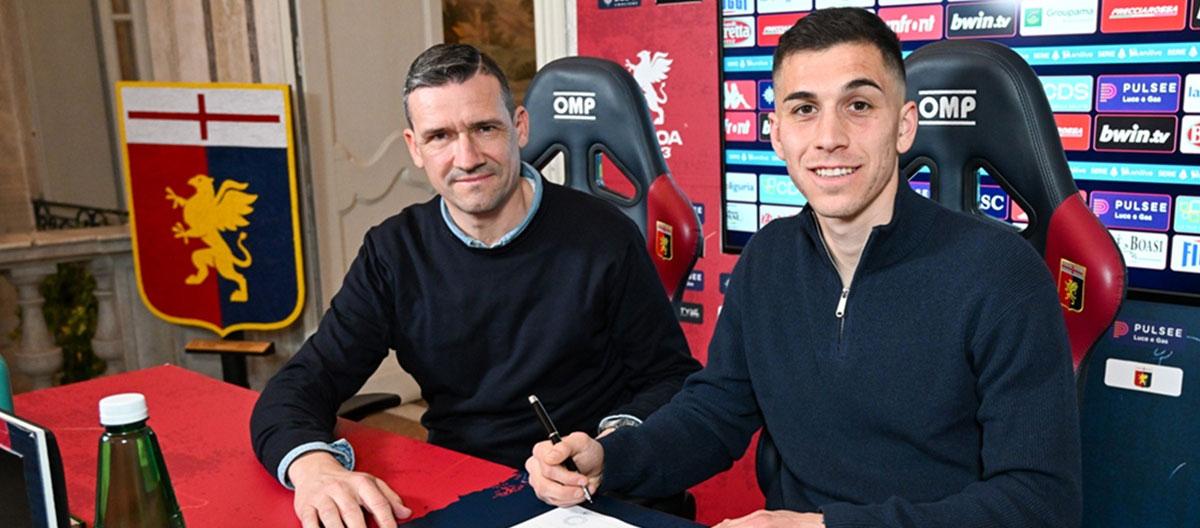 Genoa completes contract extension with Italian defensive midfielder Patrizio Masini..