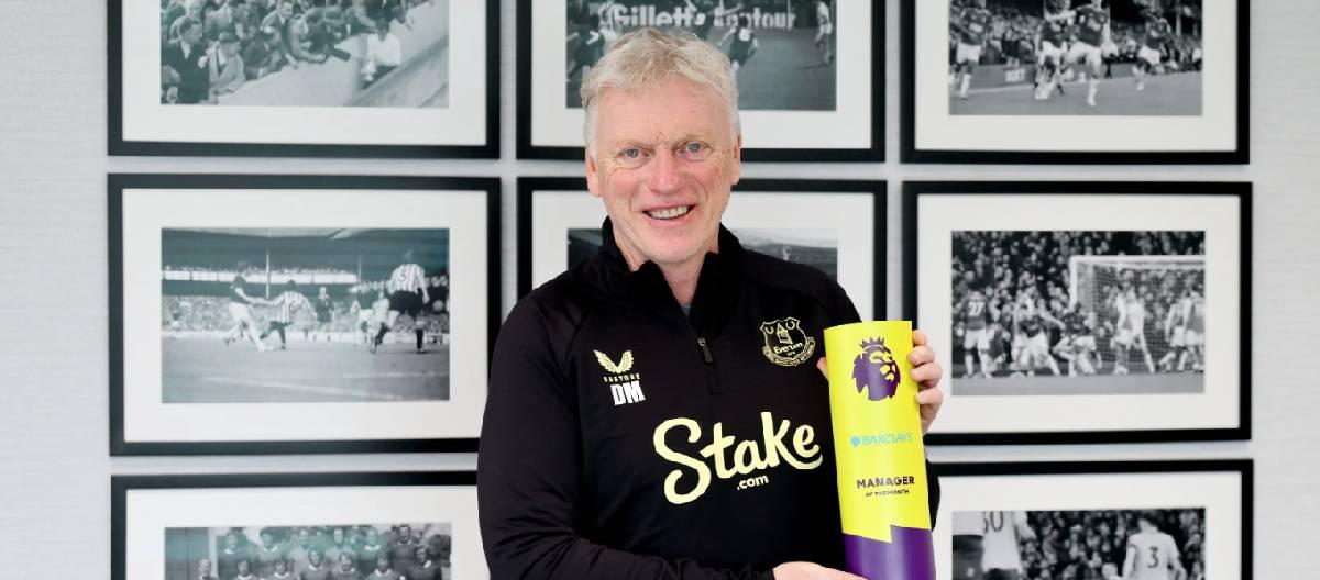 Everton boss David Moyes named manager of the month for February