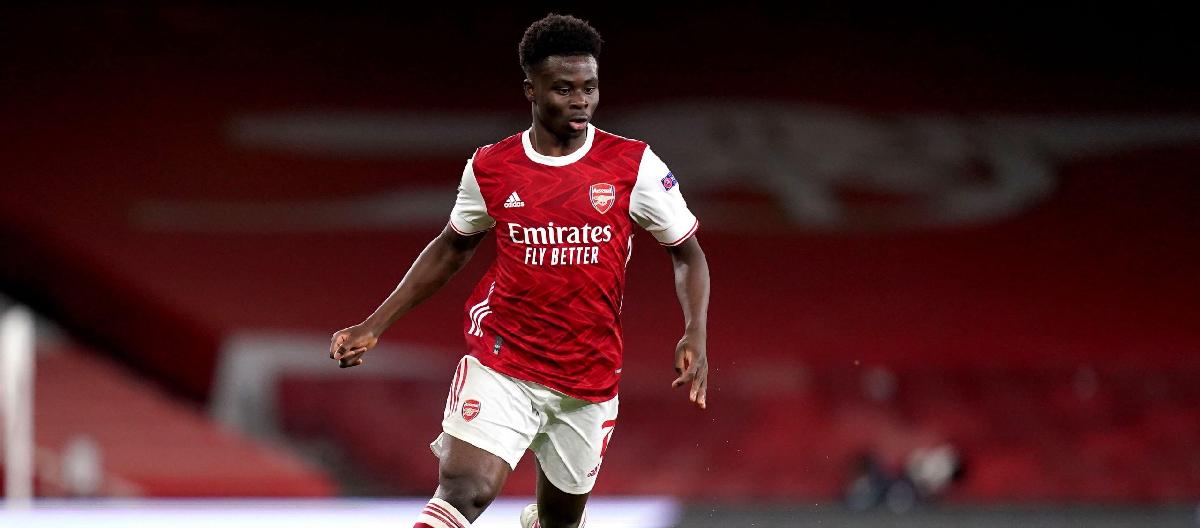 Bukayo Saka has returned to training