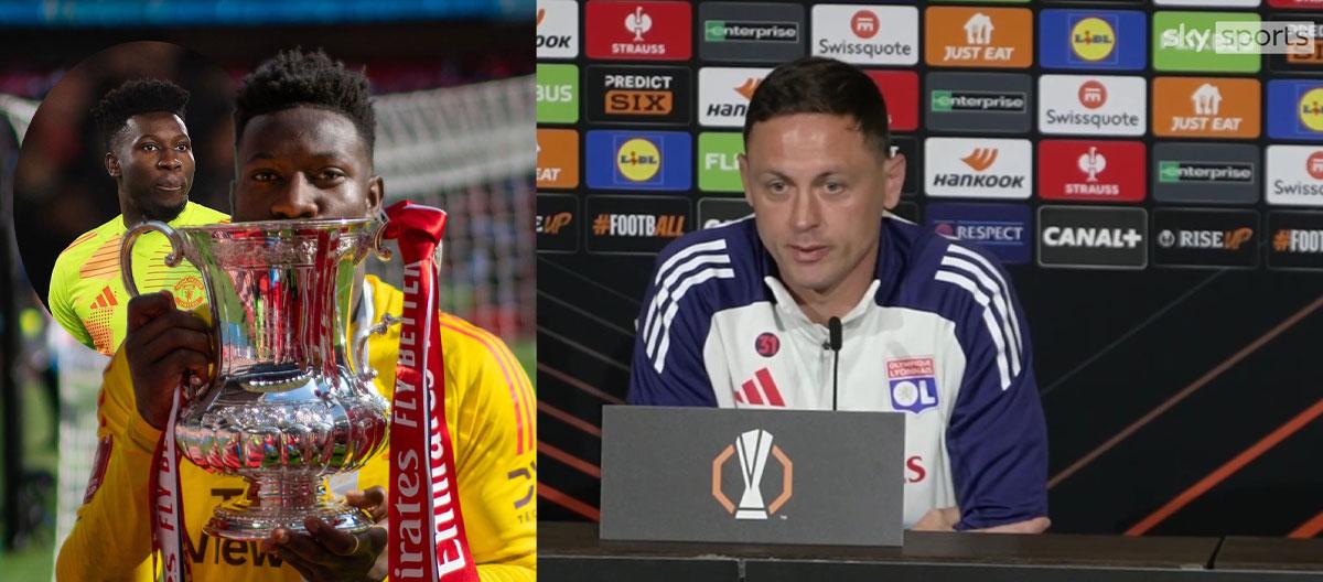 Defensive midfielder Nemanja Matić got into a furious public spat with Manchester United goalkeeper André Onana after the latter publicly called Lyon "a shitty club"..