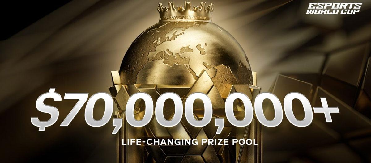 Esports World Cup 2025 announce world-record breaking total prize pool of more than $70 million..