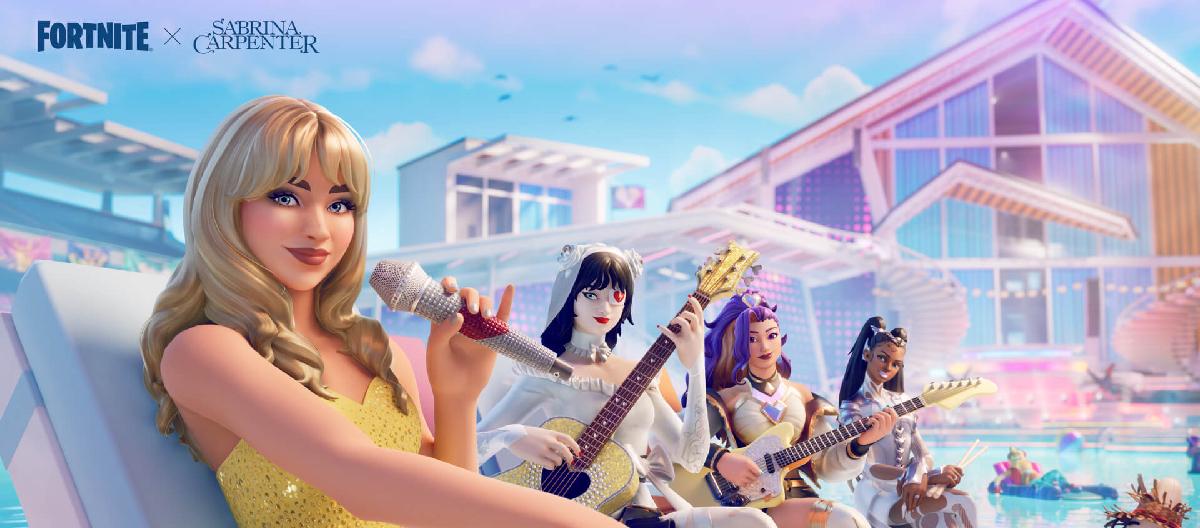 Fornite: Sabrina Carpenter gives a sweet summer surprise to the music festival Season 8