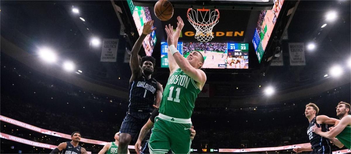 Boston Celtics beat Orlando Magic 109-100 to win 2 games in a row