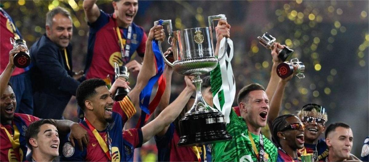 Spanish King's Cup - Barcelona beat Real Madrid 3-2 to win the championship