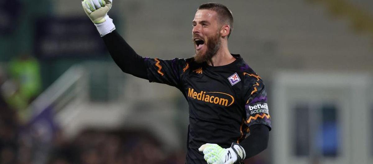 David De Gea is very happy in Fiorentina