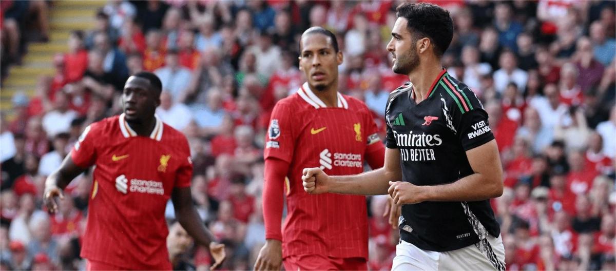 Premier League - Martinelli scores as Arsenal draw with Liverpool 2-2