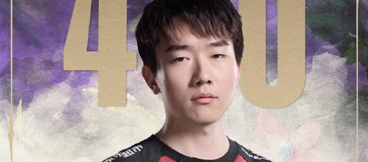 Missing reached 400 wins in his LPL career, showing his outstanding competitive level
