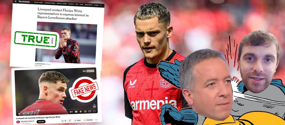 Fabrizio Romano slammed his English colleague Kaveh Solhekol who kept insisted on denying that Liverpool had approached Bayer Leverkusen wonderkid Florian Wirtz despite it was true..