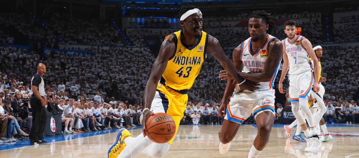 Pacers reverse Thunder and take the lead in the first game of the finals