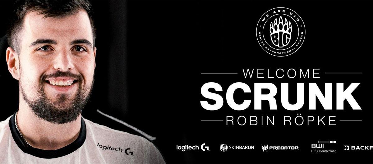 前HEROIC分析师ScrunK获委为BIG新主教练..