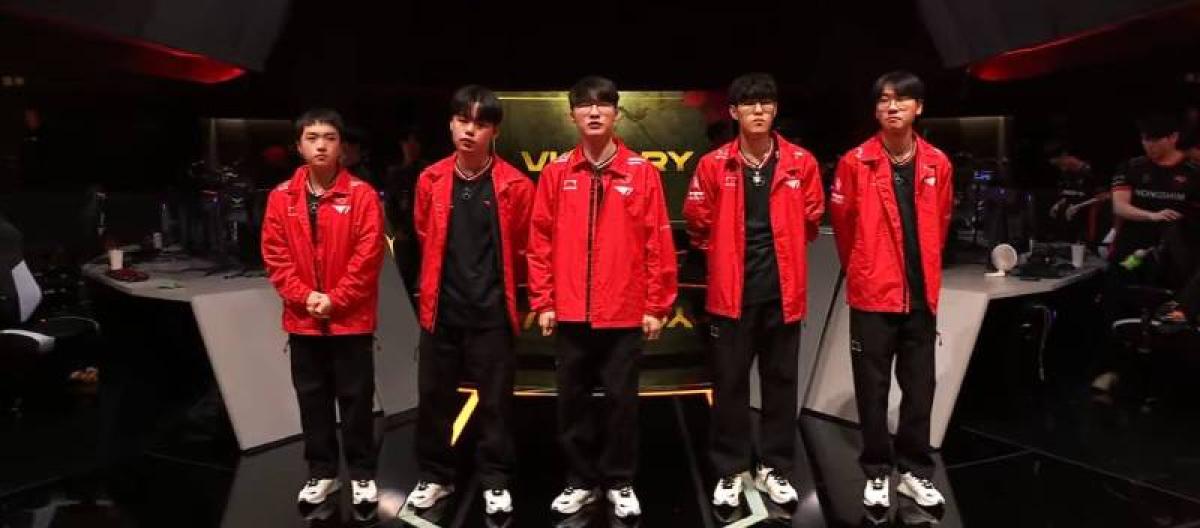 League of Legends Korean Professional League T1 wins four games in a row and ends the first round of the round-robin tournament