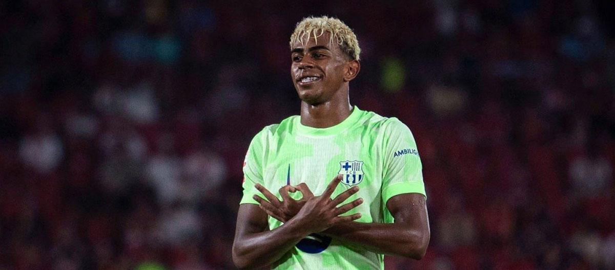 ◤西甲◢ 亚马尔轰入世界波又助攻，巴塞罗那 0-3 客场大胜9人马略卡..