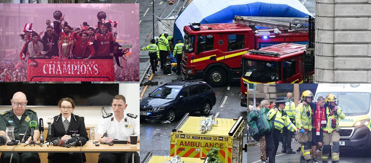 Male suspect in Liverpool's Premier League title parade incident denied all 31 charges against him..