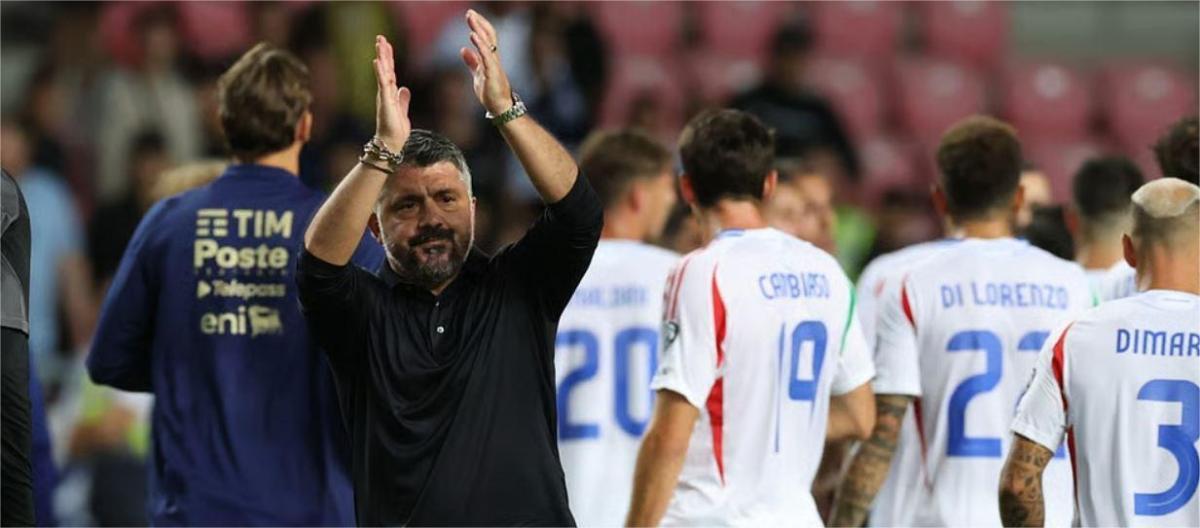 Italy beat Israel last-minute, Gattuso praises players' fighting spirit