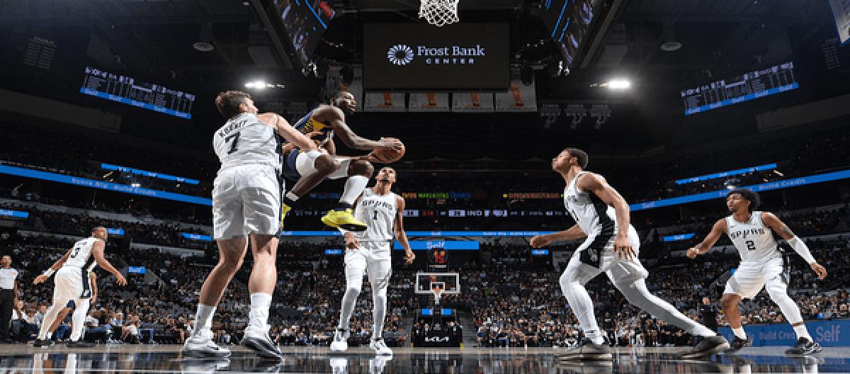 Wen Banya, Markcastle and others team up as Spurs defeat Pacers 133-104