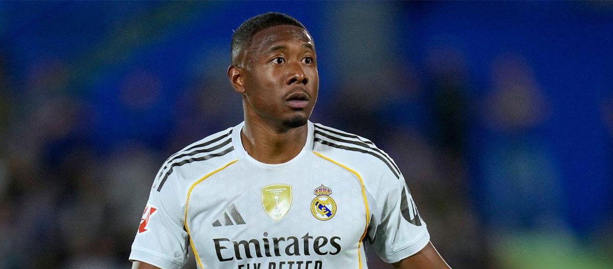 大卫·阿拉巴很大可能将在明夏约满后离开皇家马德里..