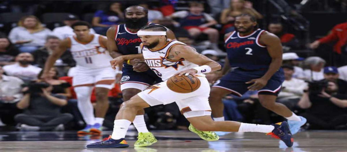 哈登伦纳德联手合砍 快船129-102大胜太阳