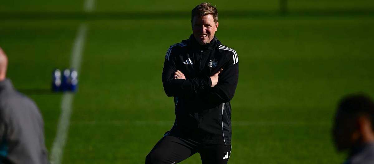 Newcastle United manager reveals Lewis Hall's injury recovery is progressing well and he is expected to return to the squad.