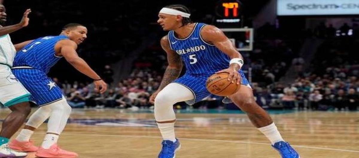 The Magic defeated the Hornets 123-107, with Ben Carter nearly achieving a triple-double.