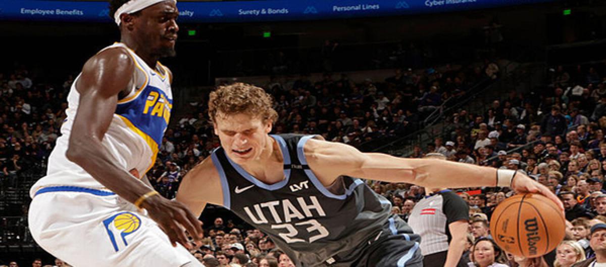 Markkanen scores 35 points as Jazz defeat Pacers 152-128.