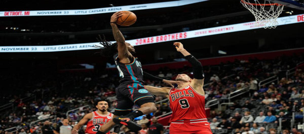 里德狂砍28+13 活塞124-113力克公牛豪取8连胜