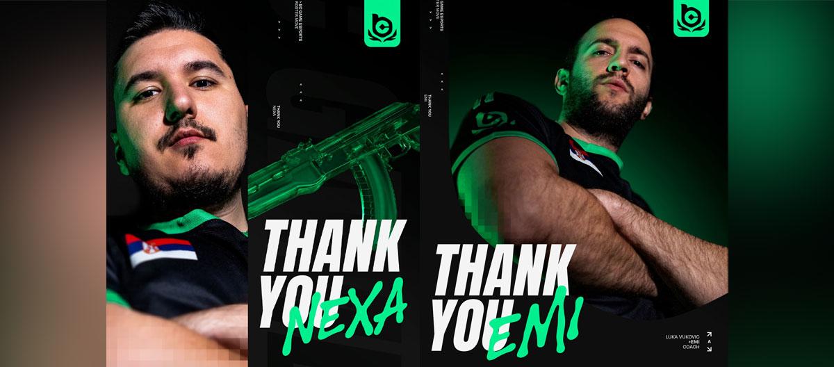 CS2：试用期结束，BC.Game与指挥nexa及教练emi分道扬镳..