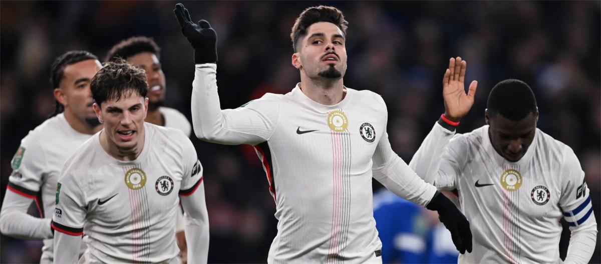 英格兰联赛杯——加纳乔贡献2球　切尔西3比1战胜卡迪夫城