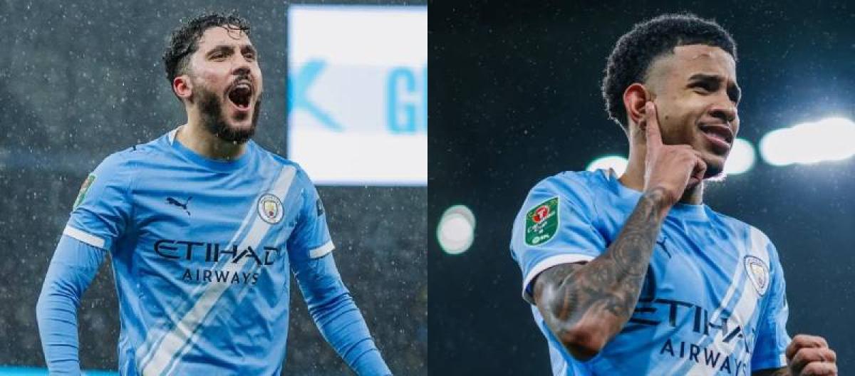 Guardiola praises key players Rayan Cherki and Savinho