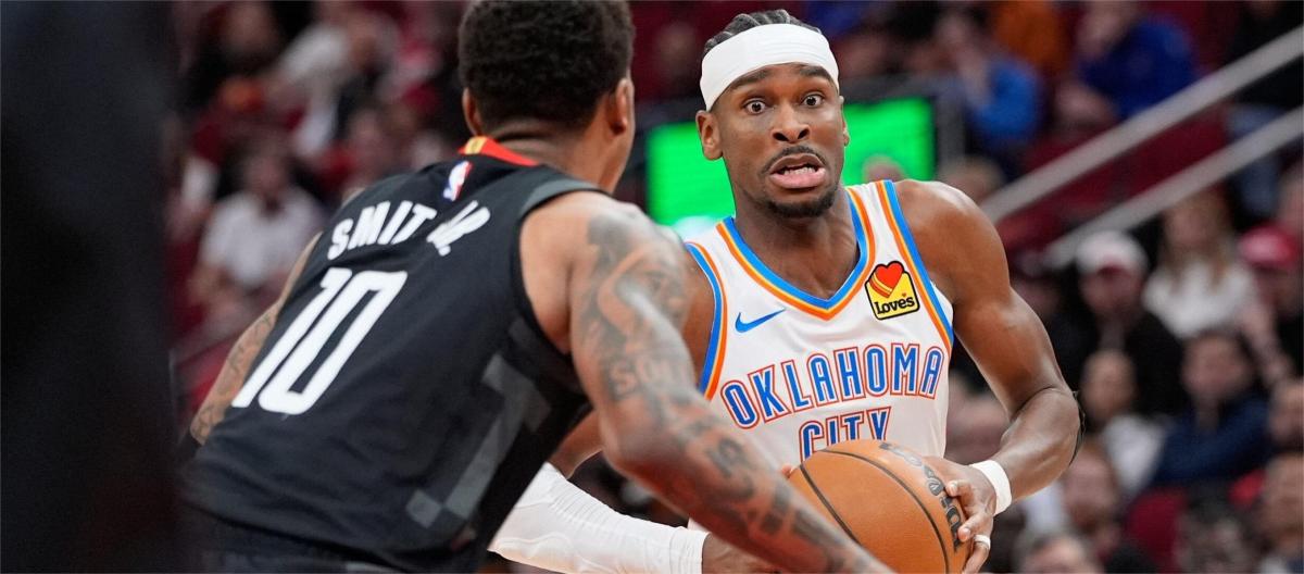 Thunder defeated Rockets; DeGnott praised Shai Gilgeous-Alexander's outstanding ability to penetrate and defend.