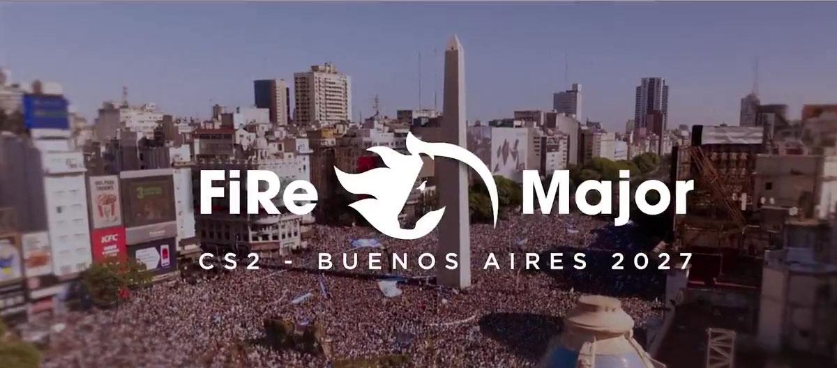 Counter Strike 2: FiReLEAGUE officially announce the addition of Buenos Aires Major in 2027..