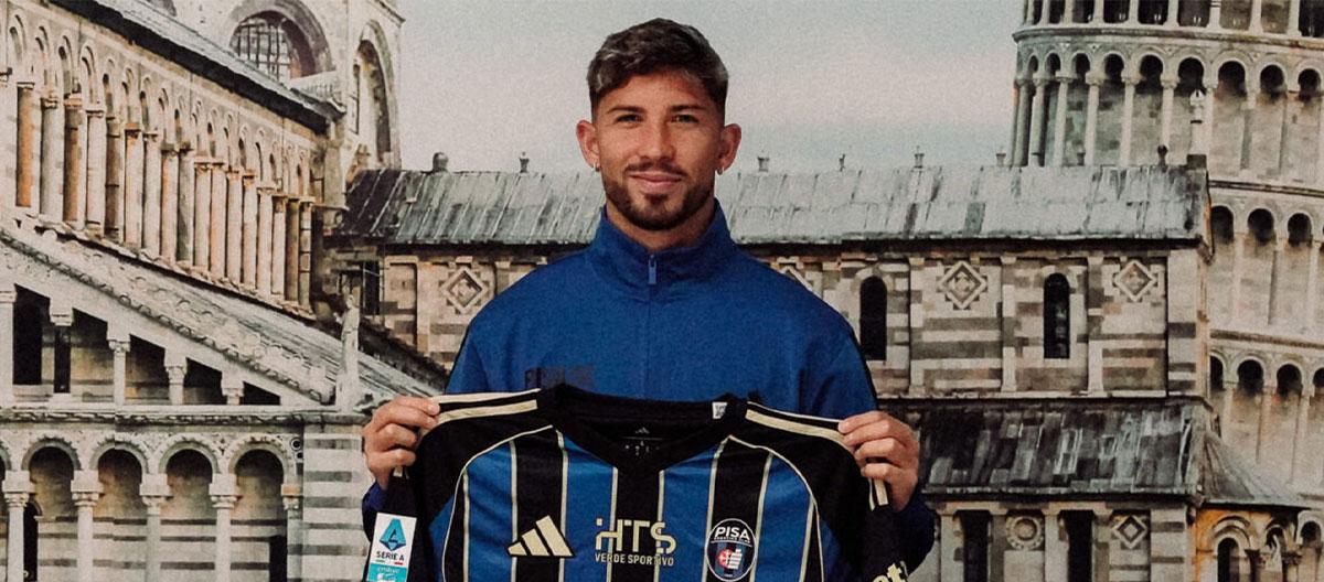 独立竞技智利国脚后腰费利佩·洛约拉租借加盟比萨..