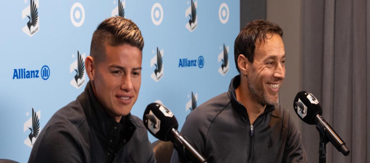 Colombian international James Rodriguez has joined Minnesota United as a free agent and will wear the number 10 jersey.