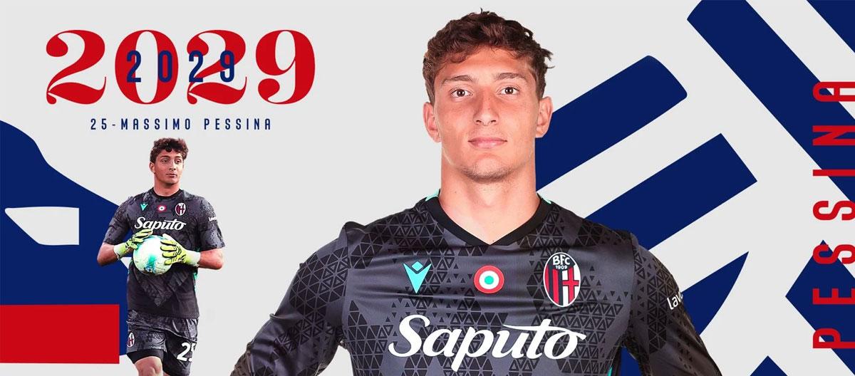 Bologna completes contract extension with Italy U19s international goalkeeper Massimo Pessina. Bologna completes contract extension with Italy U19s international goalkeeper Massimo Pessina.