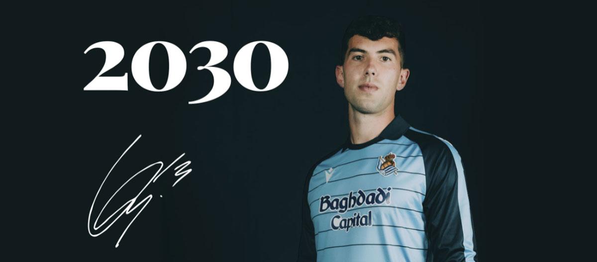 皇家社会与西班牙门将乌奈·马雷罗完成续约。