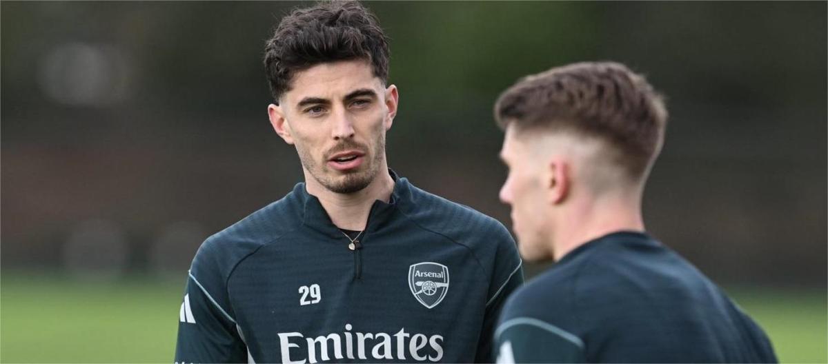 哈弗茨能否参与对阵切尔西的比赛还有待观察