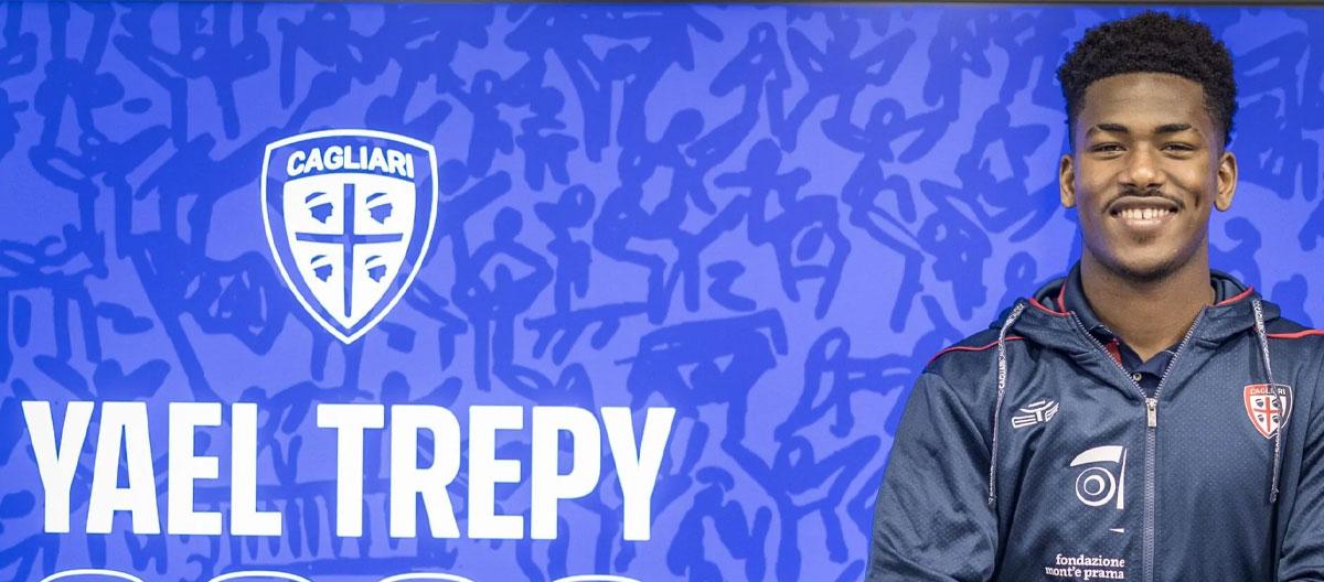 Cagliari completes contract extension with young French center forward Yael Trepy.. Cagliari completes contract extension with young French center forward Yael Trepy..
