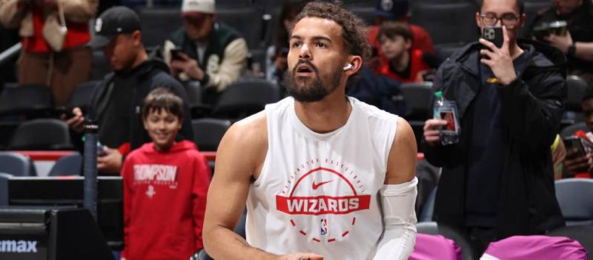 Trae Young is back from injury and will soon be playing for the Wizards.