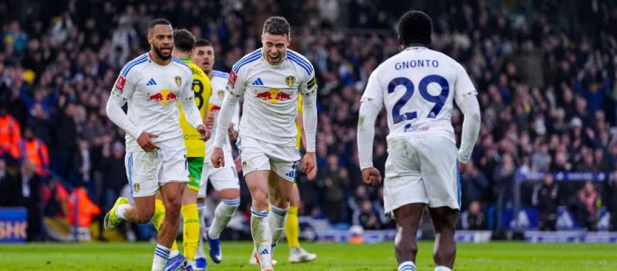 古德蒙松斩获处子球　助利兹联晋级足总杯八强