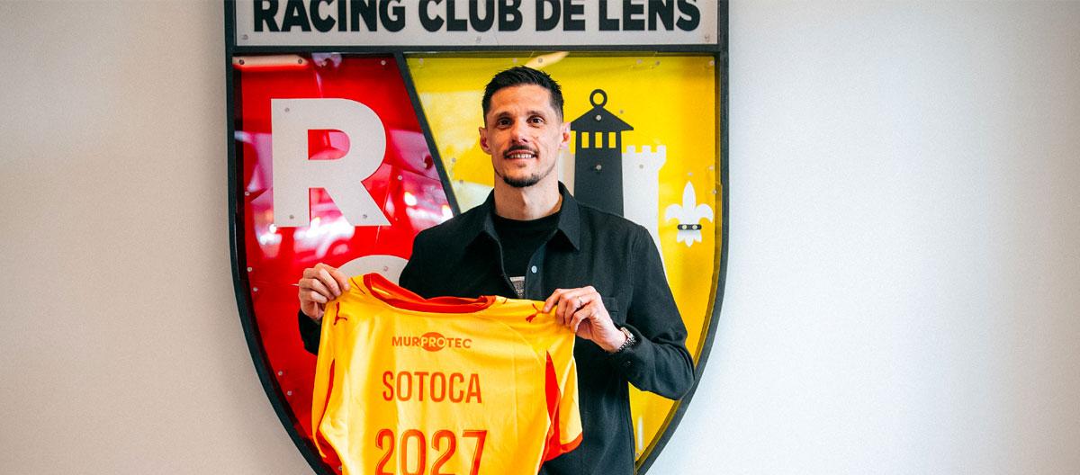 Lens completes contract extension with experienced captain Florian Sotoca..