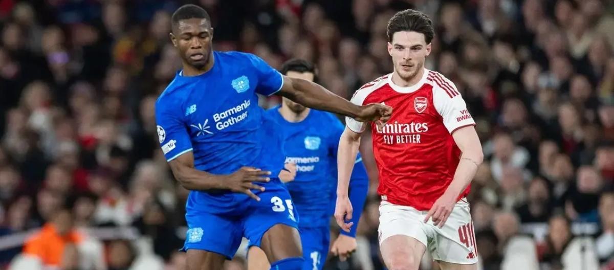 Champions League – Rice scores as Arsenal beat Bayer Leverkusen 2-0.