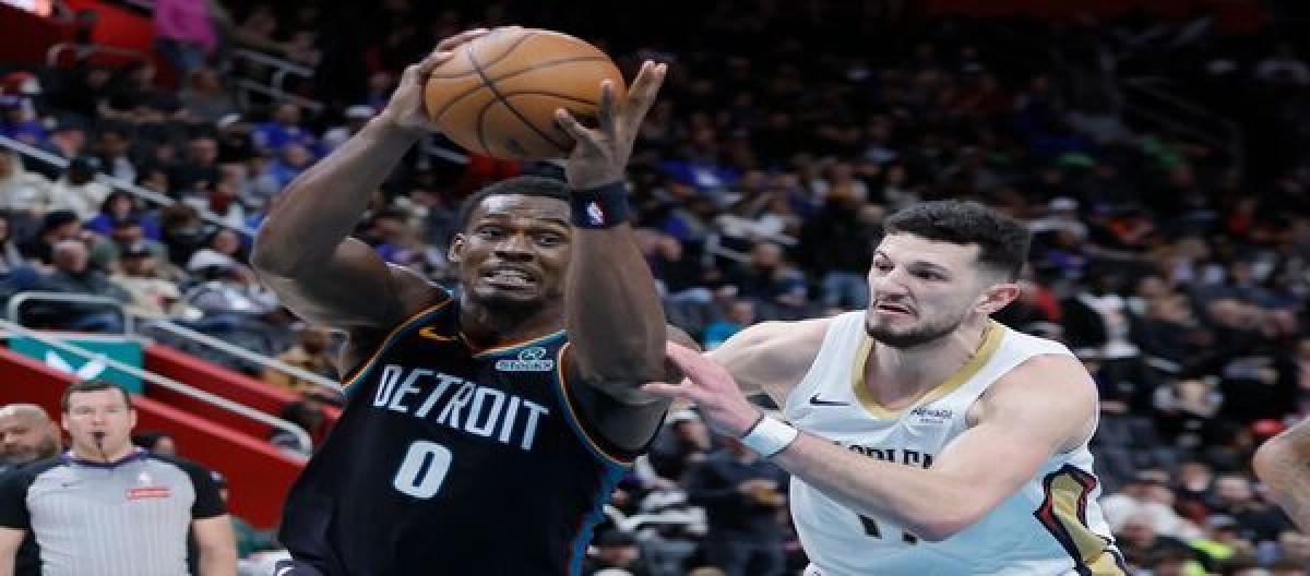 Durant explodes for 30 points as Pistons defeat Pelicans 129-108.