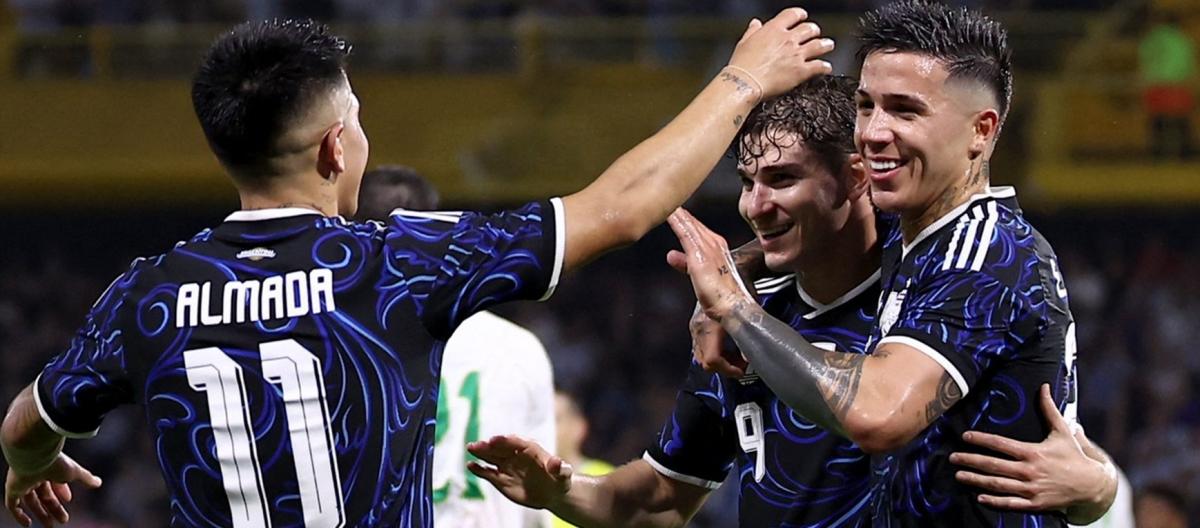 友谊赛——恩佐破门　阿根廷2比1战胜毛里塔尼亚