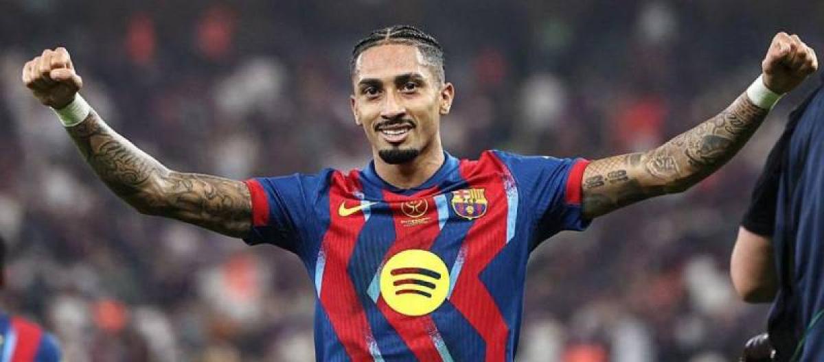 Barcelona's second-highest scorer, Rafinha, is sidelined for five weeks with a hamstring injury.