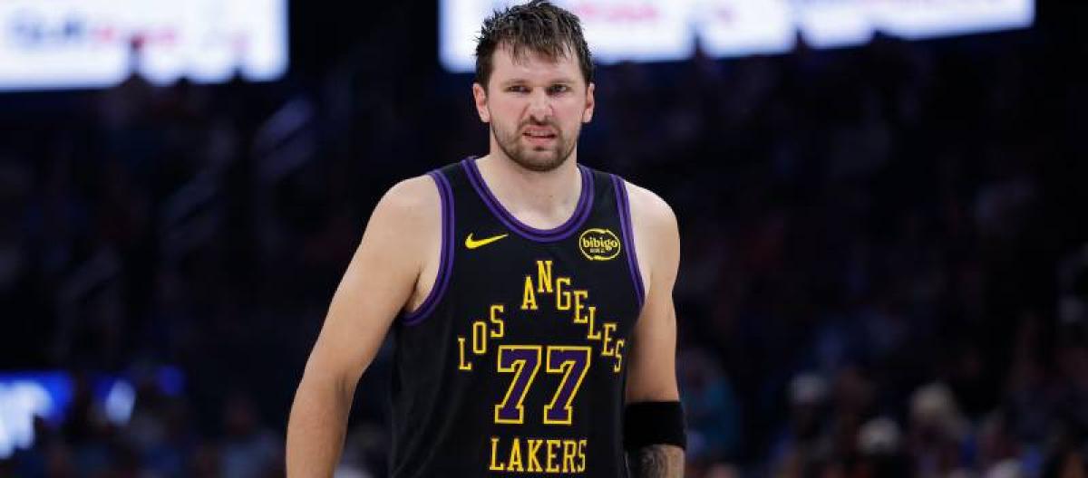 Lakers star Luka Doncic suffers hamstring strain, ending his regular season career. Lakers star Luka Doncic suffers hamstring strain, ending his regular season career.